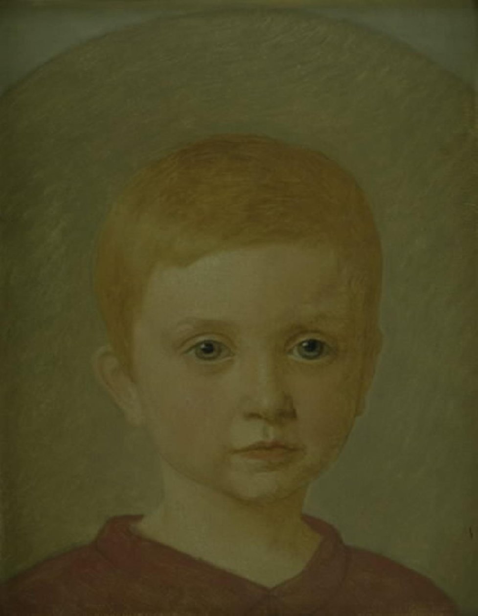 Portret niemowlęcia syna artysty Piotra autorstwa Christen Købke