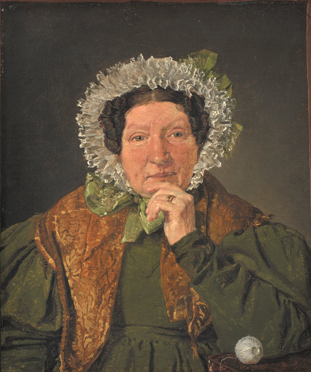 Portret matki artysty, Cecilii Margrethe Købke, z domu Petersen autorstwa Christen Købke