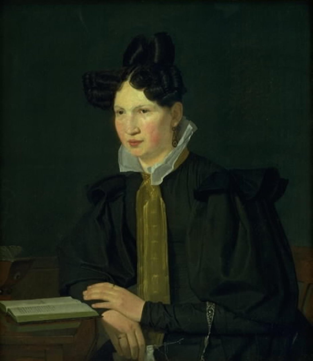 Portret szwagierki artysty, Susanne Købke, z domu Ryder autorstwa Christen Købke
