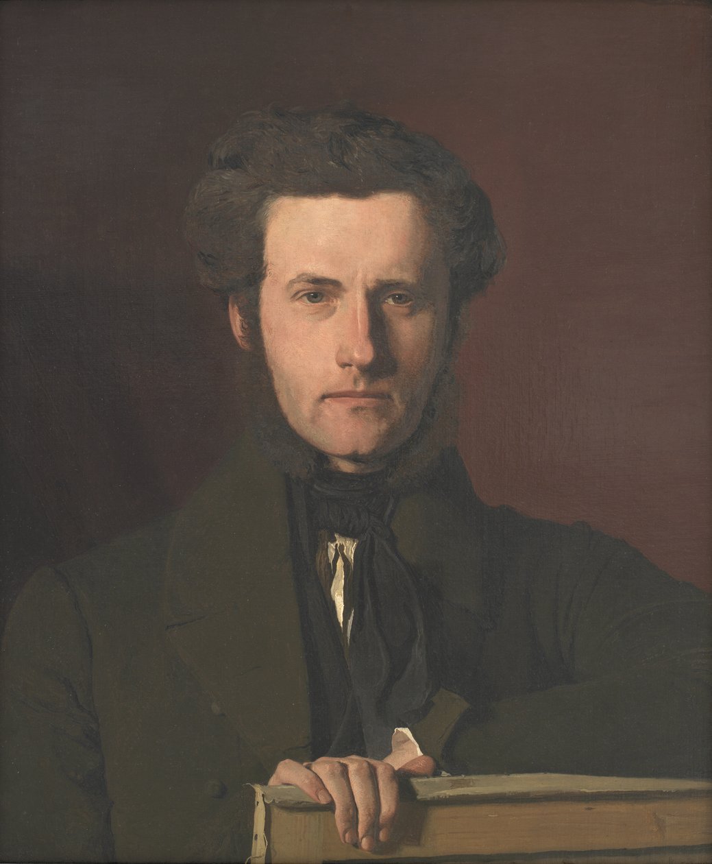 Portret artysty dekoracyjnego G.C. Hilker autorstwa Christen Købke