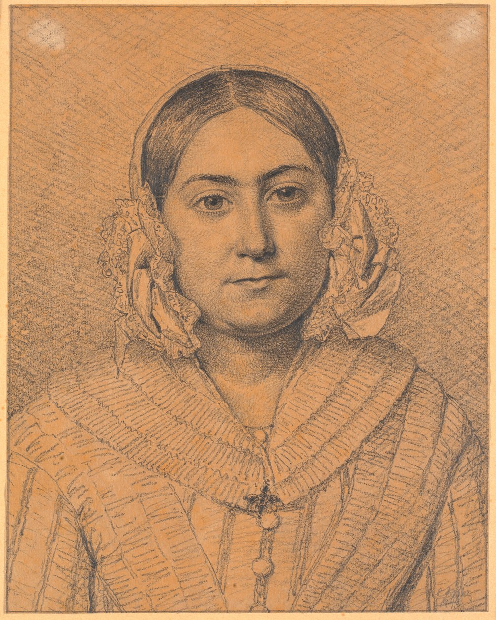 Portret Antoinette Christiane Købke autorstwa Christen Købke