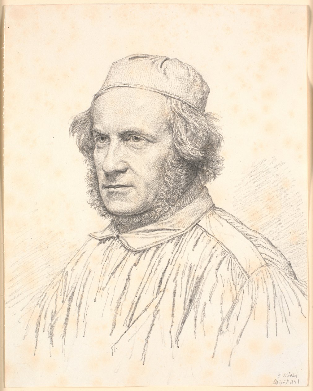 Portret H.W.Bissena (1798-1868) autorstwa Christen Købke