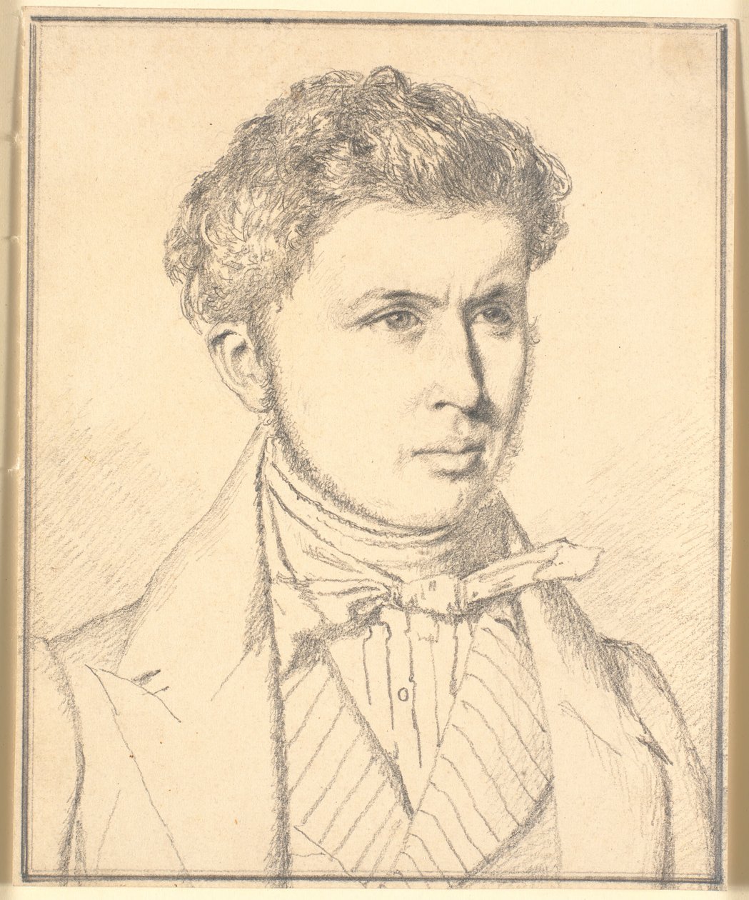 Portret brata artysty, HPN Købke (1812-39) autorstwa Christen Købke