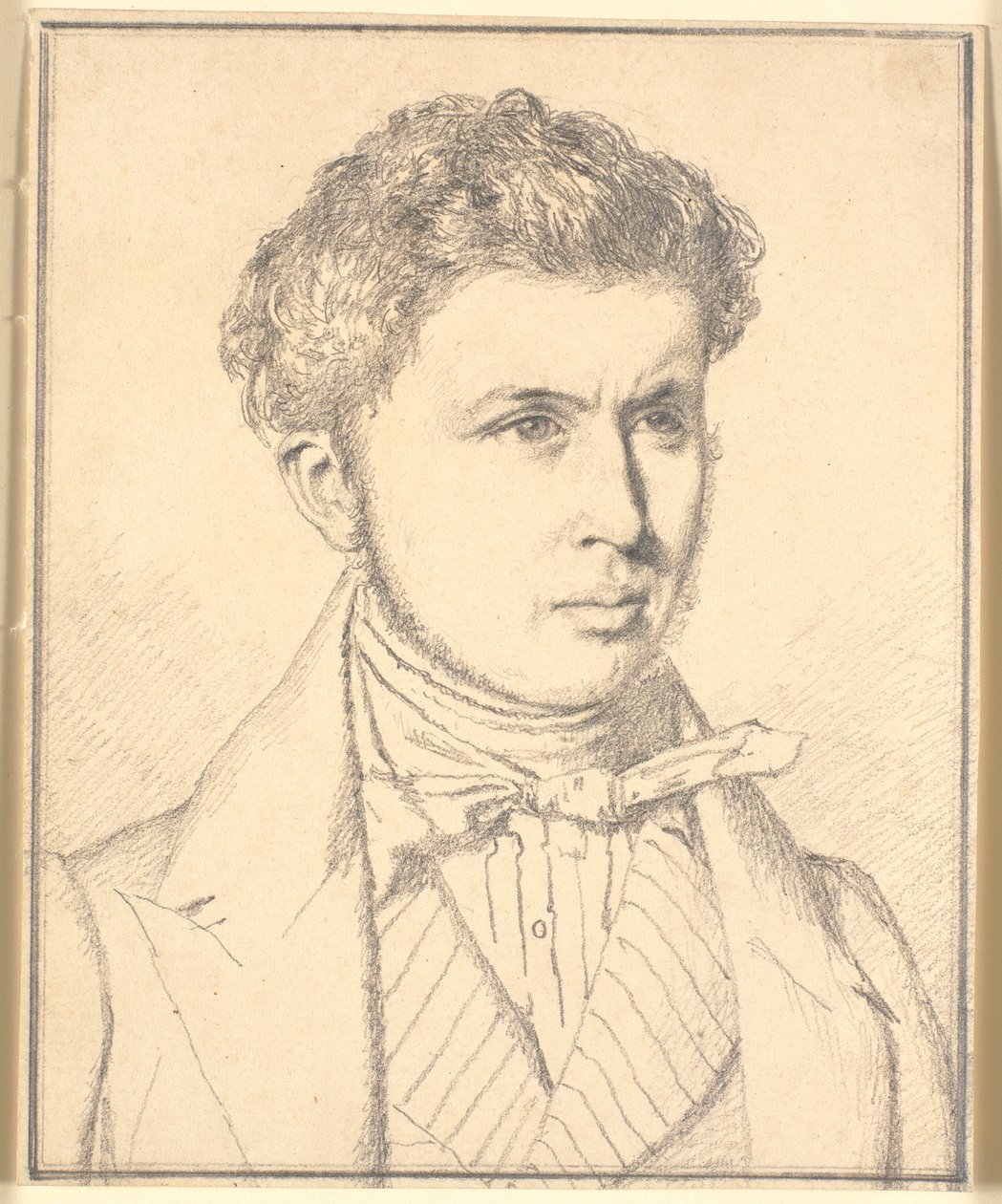 Portret brata artysty, HPN Købke (1812-39) autorstwa Christen Købke