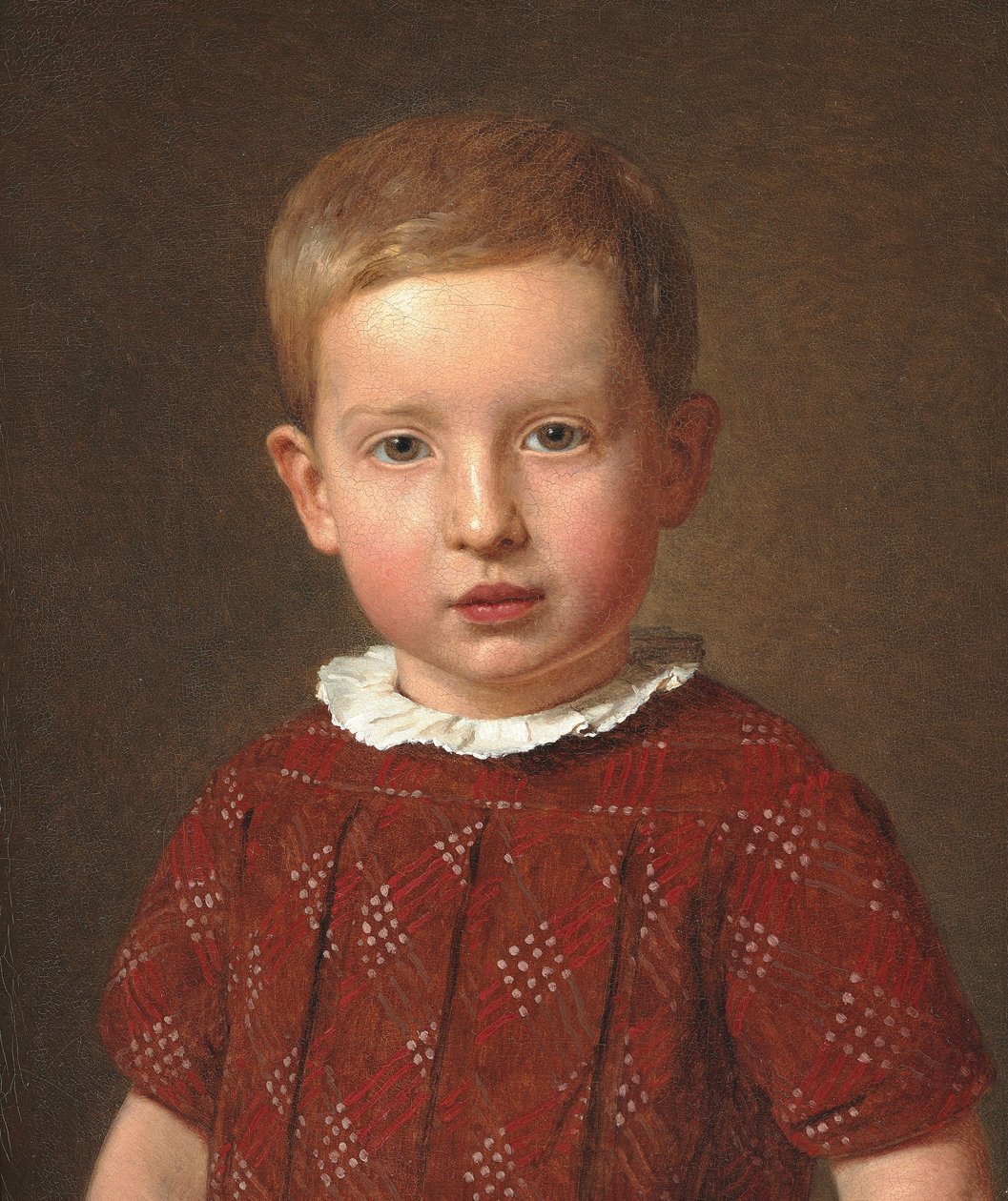 Johan Jacob Krohn jako dziecko, 1846 autorstwa Christen Schjellerup Købke