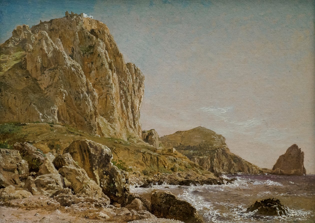 Marina Piccola, Capri autorstwa Christen Schjellerup Kobke