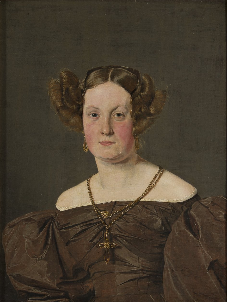 Pani Th Petersen, z domu Roepstorff, 1833 autorstwa Christen Schjellerup Købke