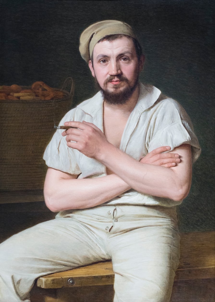 Portret Wilhelma Bendza, około 1830 (olej na płótnie) autorstwa Christen Schjellerup Kobke