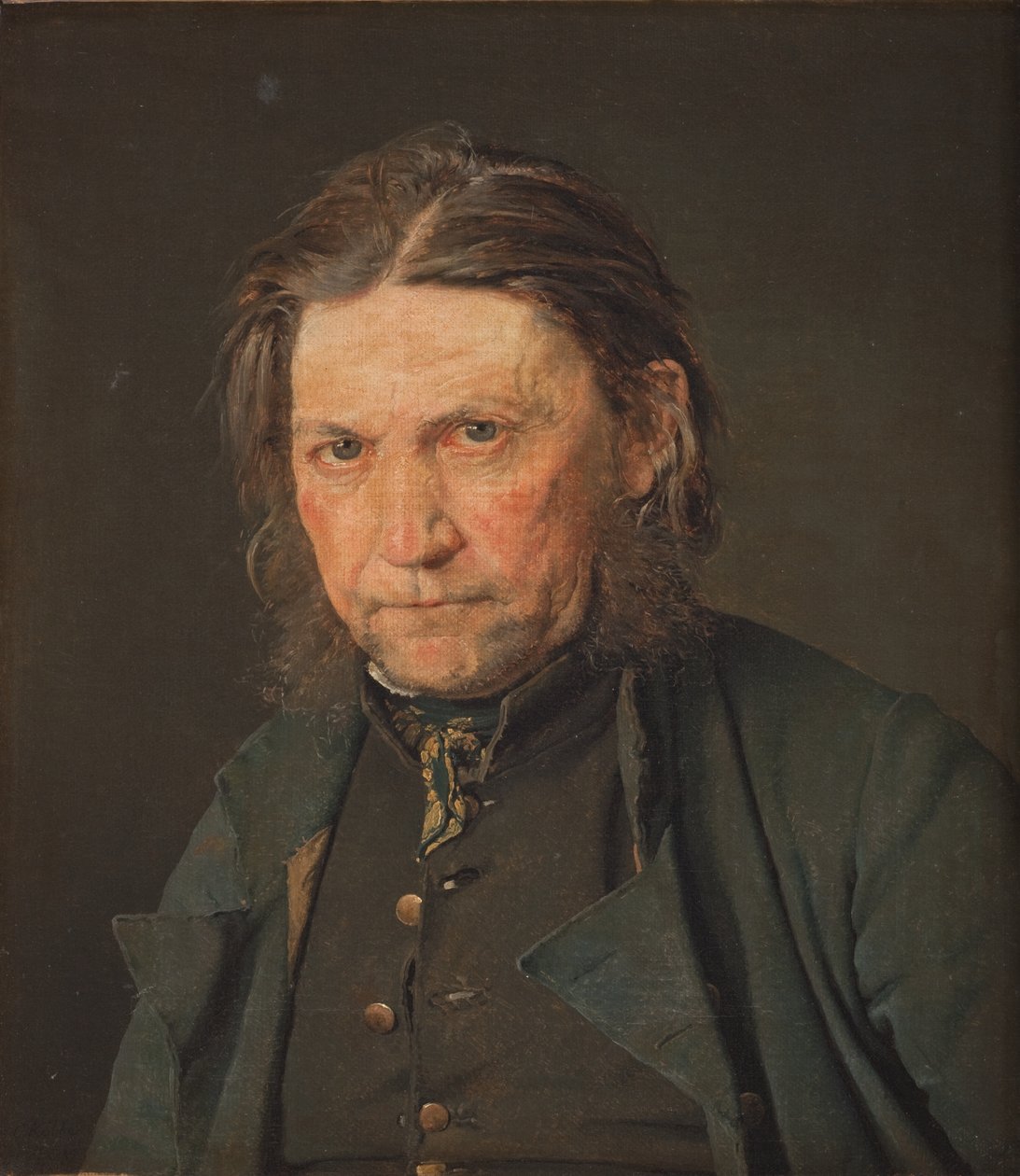 Portret starego marynarza autorstwa Christen Schjellerup Kobke