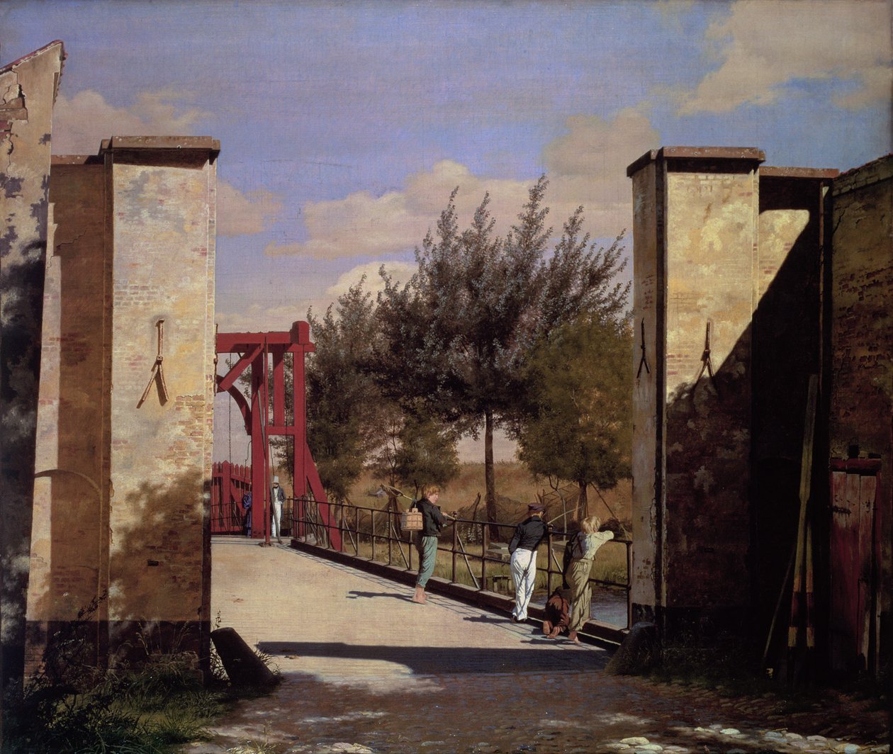 Północna Brama Cytadeli, 1834 autorstwa Christen Schjellerup Kobke