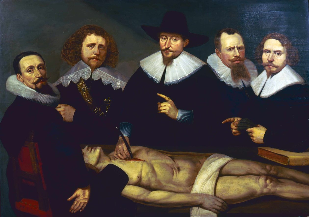 Lekcja anatomii Dr. Zacheus de Jager autorstwa Christiaan Coevershoff