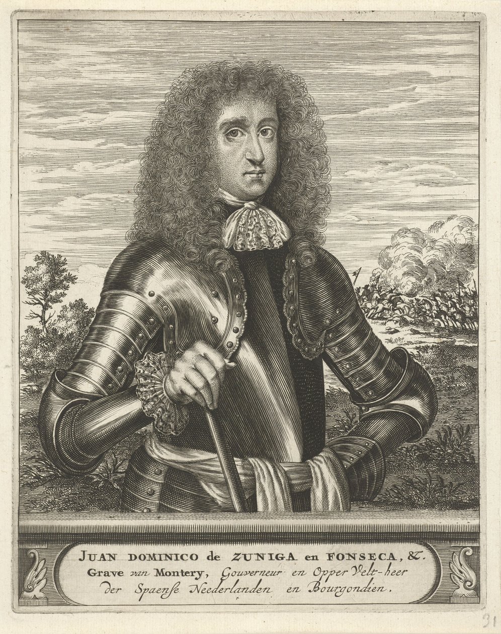 Portret Juana Domingo de Zuñiga y Fonseca autorstwa Christiaan Hagen