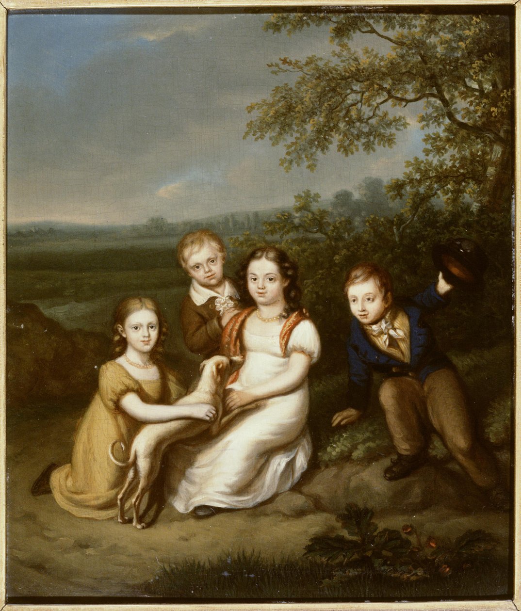 Portret dzieci Nicolaasa van Heukeloma (1761-1809) autorstwa Christiaan van Geelen