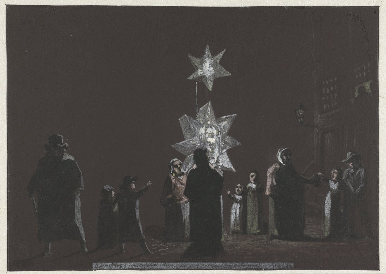 Msza chwalebna (Dziennik, 4 stycznia 1808) autorstwa Christiaan Andriessen