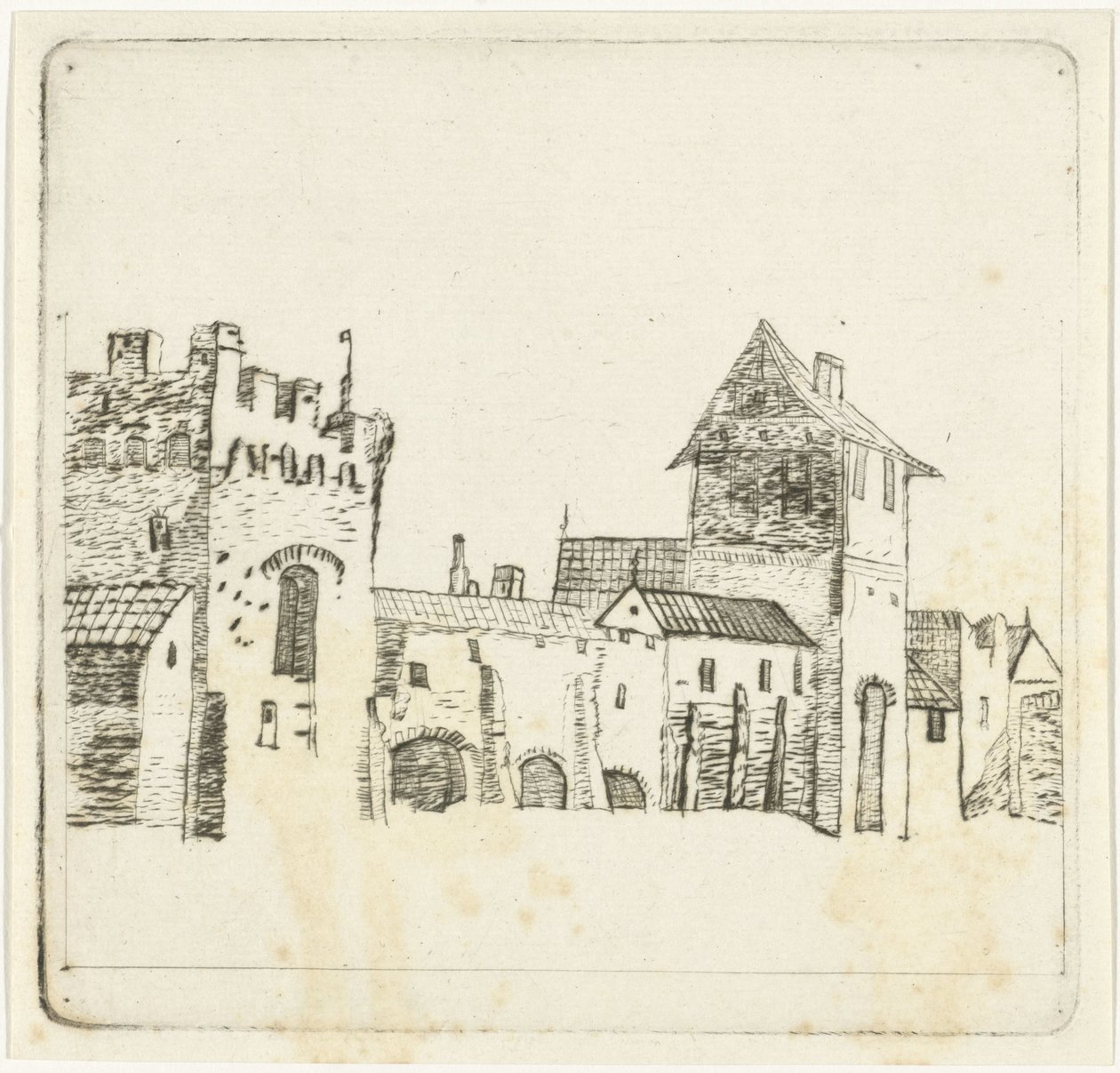 Mury miasta autorstwa Christiaan Friedrich Ruppe