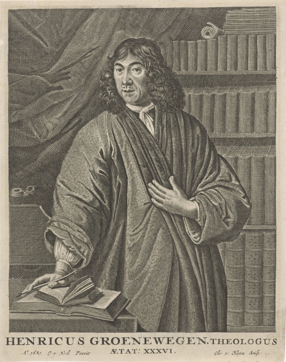 Portret Henricusa Groenewegena autorstwa Christiaan Hagen
