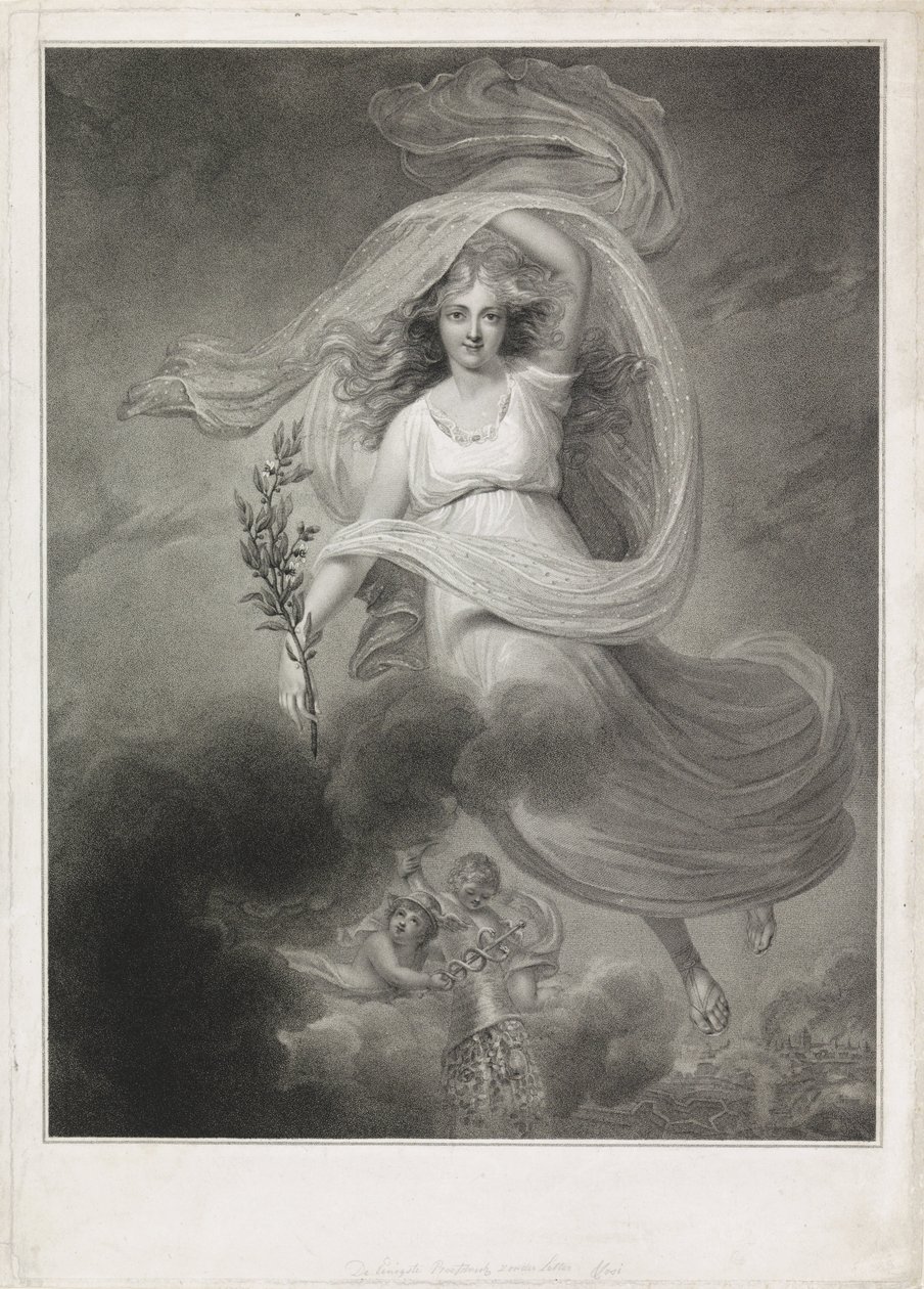 Alegoria pokoju w Amiens, 1802 autorstwa Christiaan Josi
