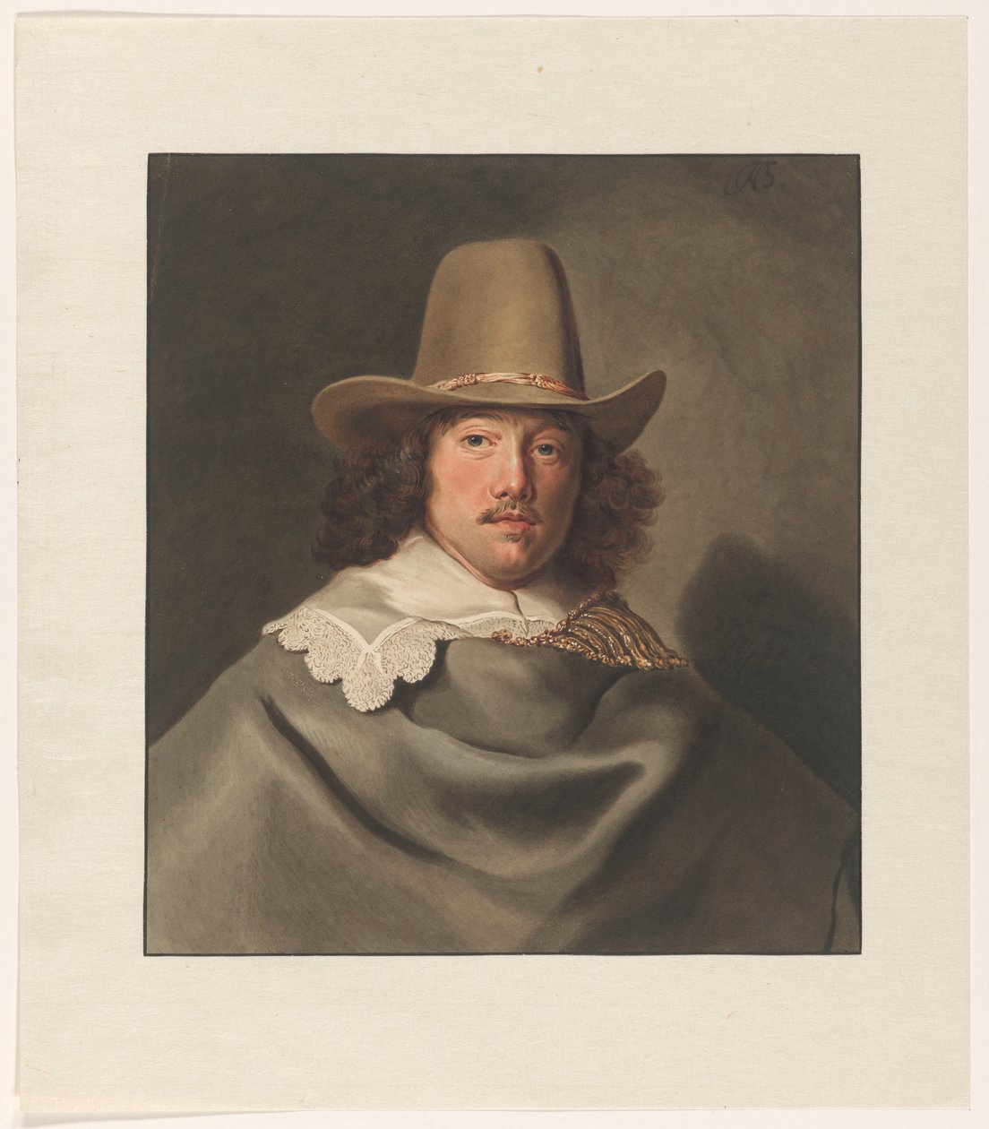 Portret Abrahama Veltersa (1603-1690) autorstwa Christiaan Kramm