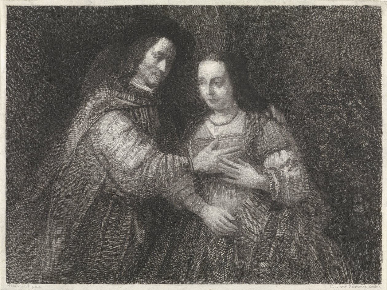 Portret konia jako postaci ze Starego Testamentu, zwanego „żydowską oblubienicą” autorstwa Christiaan Lodewijk van Kesteren