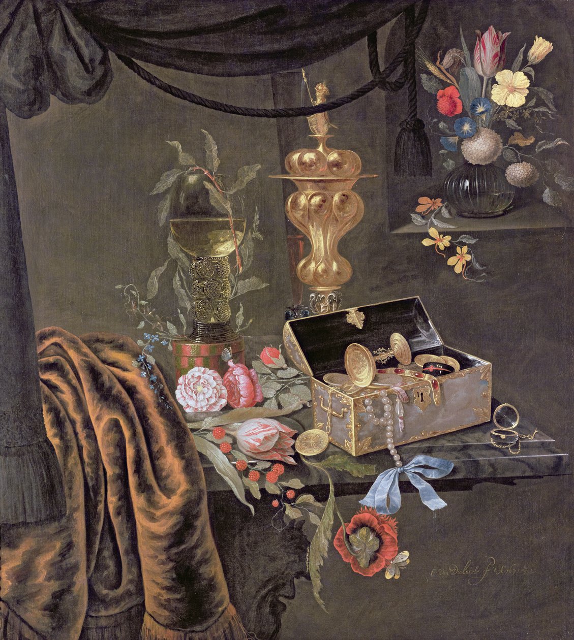 Martwa natura autorstwa Christiaen van Dielaert
