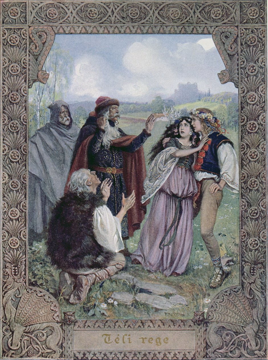 Ilustracja z "Opowieści zimowej" Williama Shakespeare