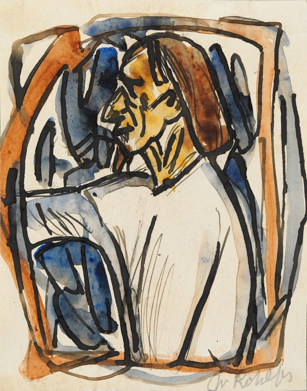 Mann autorstwa Christian Rohlfs