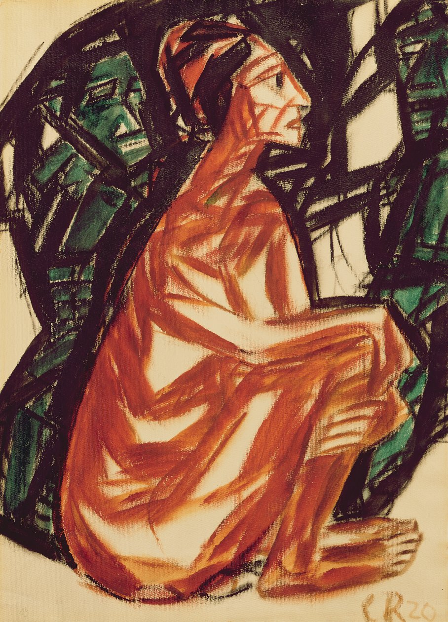 Oczekiwanie, 1920 r. autorstwa Christian Rohlfs