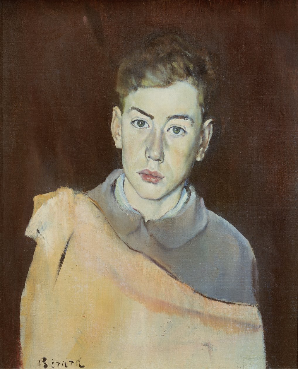 Portret chłopca (olej na płótnie) autorstwa Christian Bérard