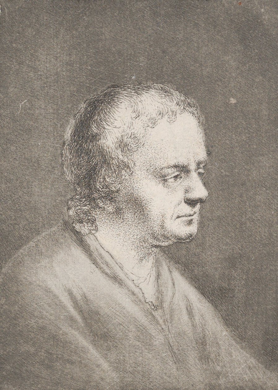 Portret Christiana Bernharda Rode, ojca artysty, ca. 1756. autorstwa Christian Bernhard Rode