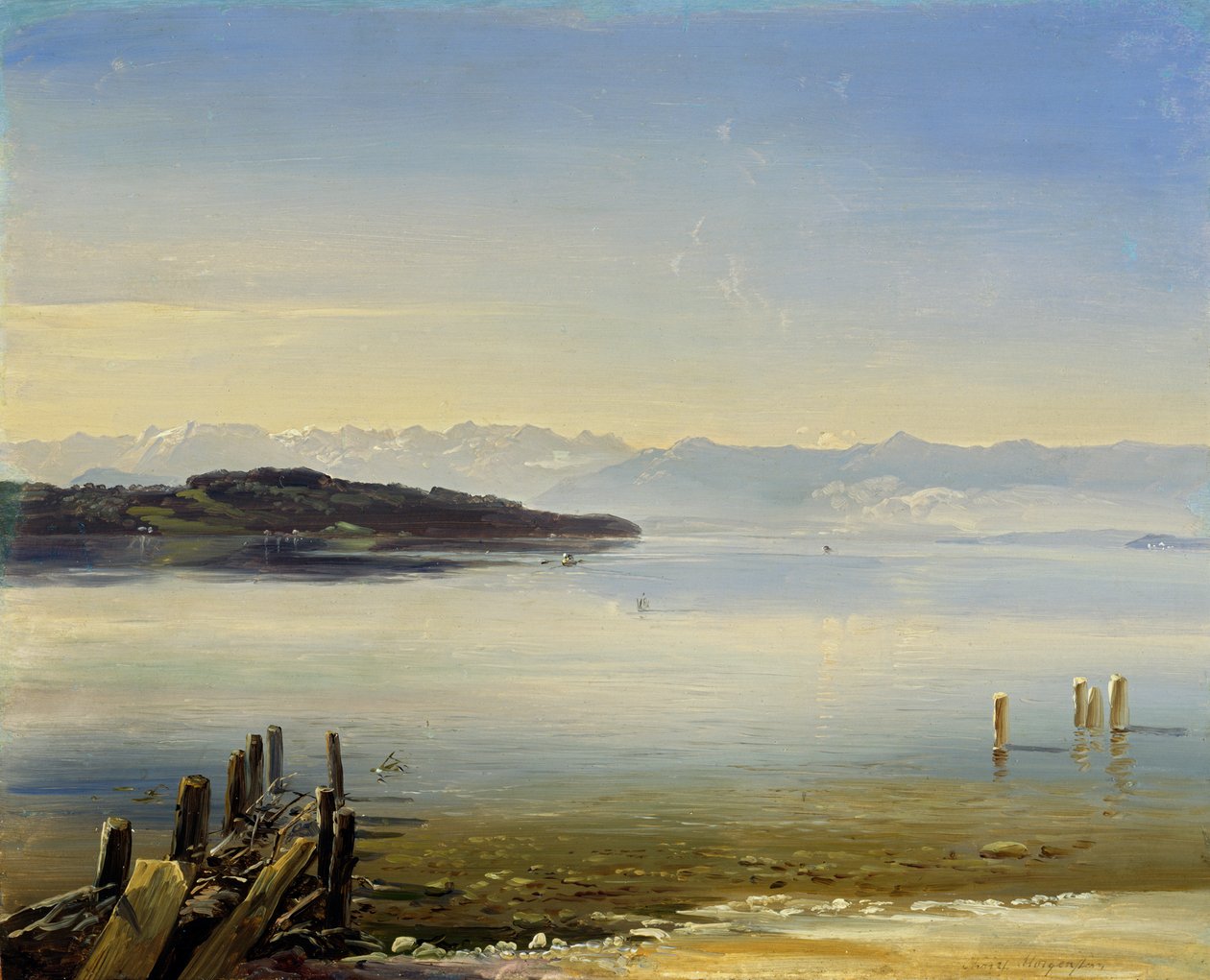 Jezioro Starnberg autorstwa Christian Ernst Bernhard Morgenstern