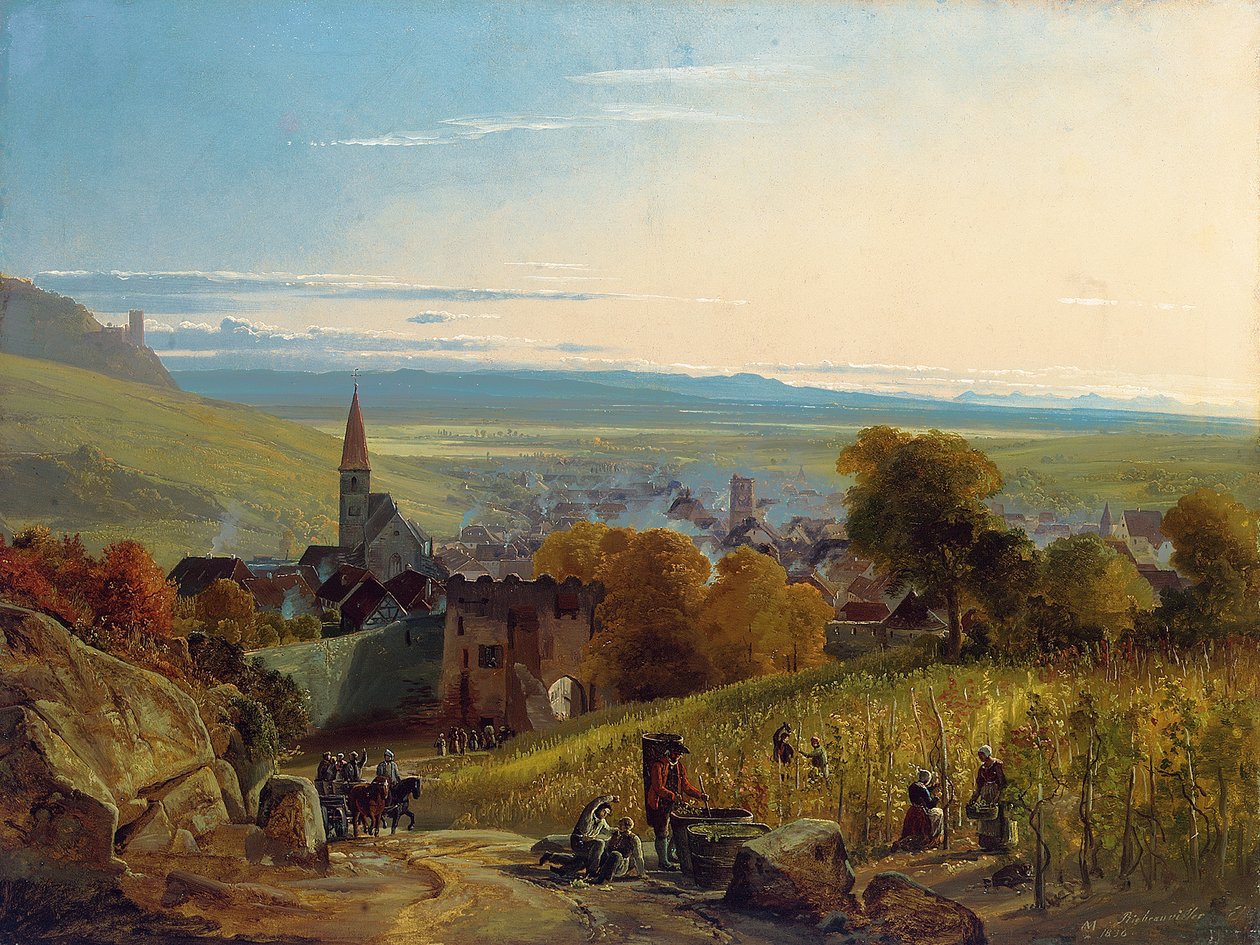 Podróżnicy, 1836 autorstwa Christian Ernst Bernhard Morgenstern