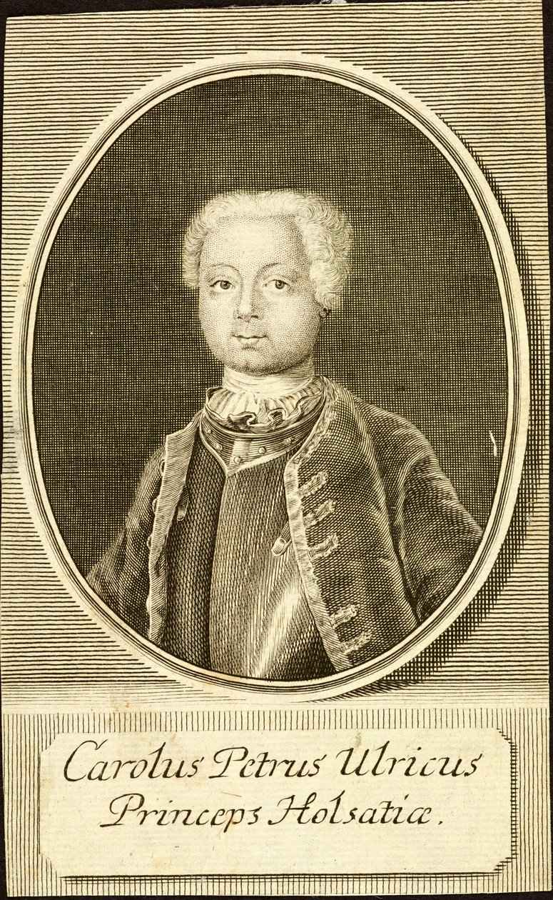 Portret księcia Karola Piotra Ulricha z Holstein-Gottorp 1728-1762, 1734. autorstwa Christian Friedrich Fritzsch