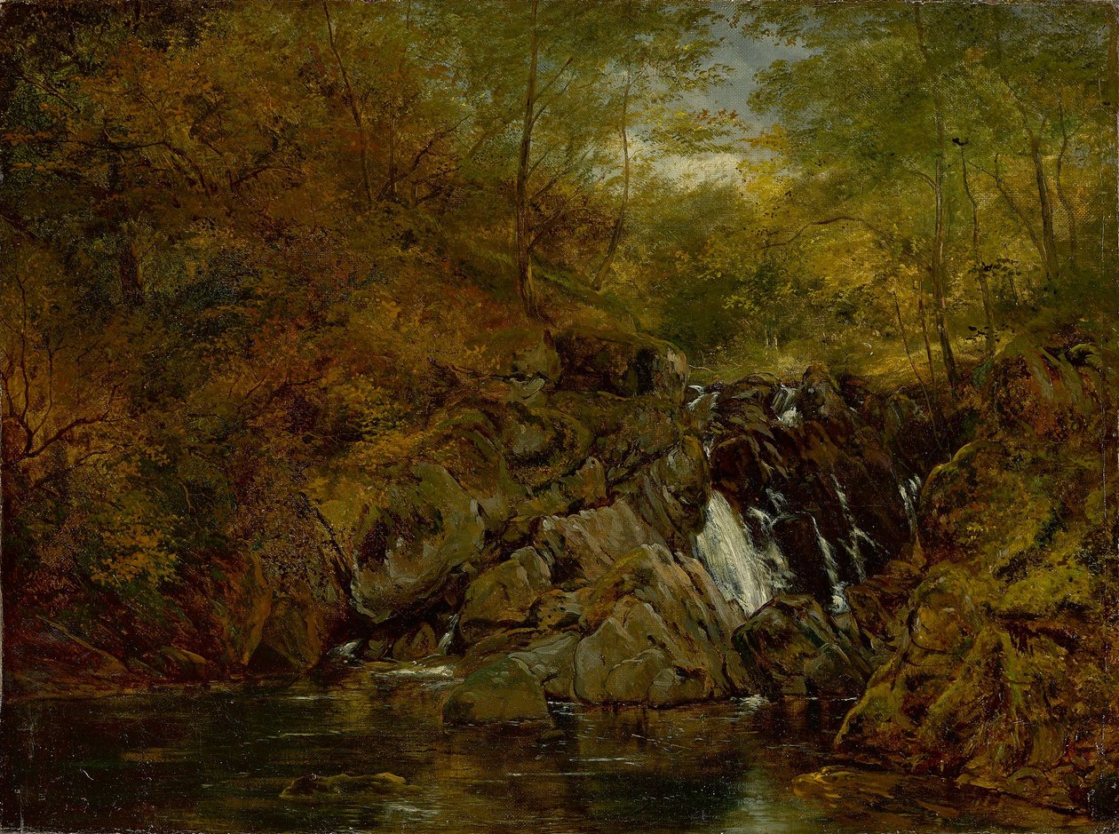 Górski strumień autorstwa Christian Friedrich Gille