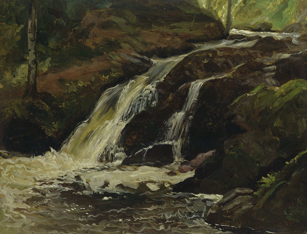 Wodospad autorstwa Christian Friedrich Gille