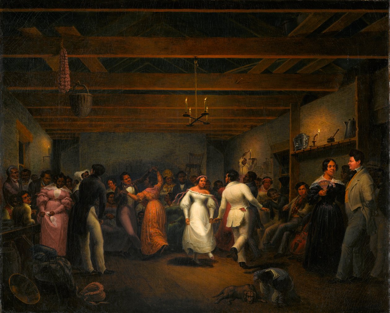 Kula kuchenna w White Sulphur Springs, Wirginia, 1838 r autorstwa Christian Friedrich Mayr