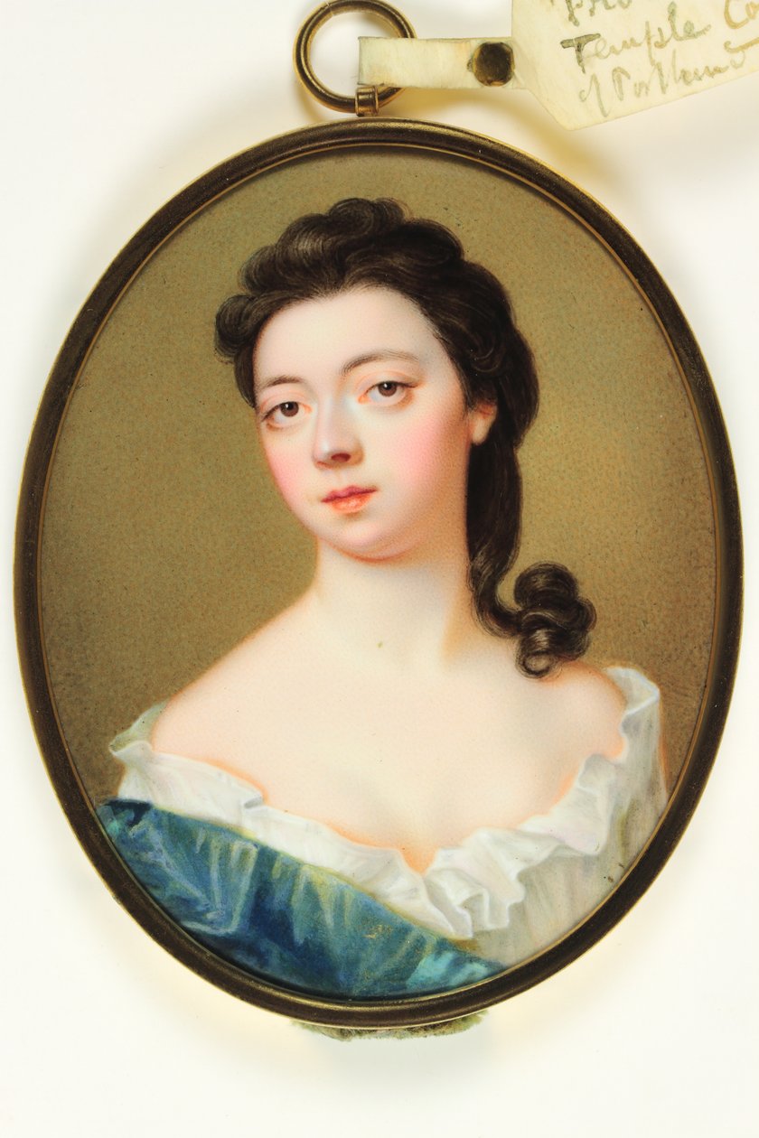 Świątynia Jane Marty, hrabina Portland (emalia) autorstwa Christian Friedrich Zincke