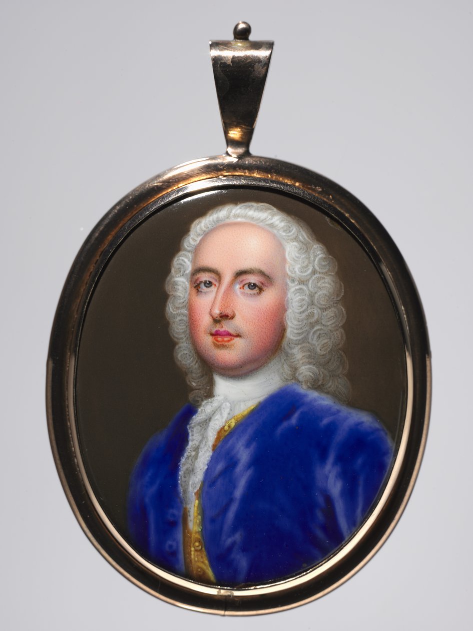 Portret mężczyzny, ok. 1735. autorstwa Christian Friedrich Zincke