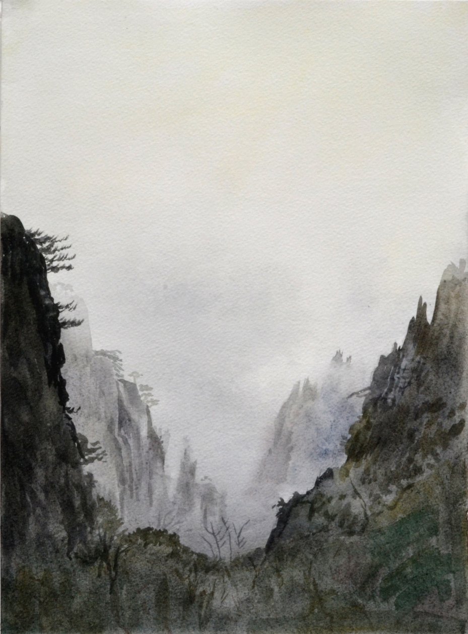 Zaczynając wierzyć, 2015 (akwarela na papierze) autorstwa Christian Furr