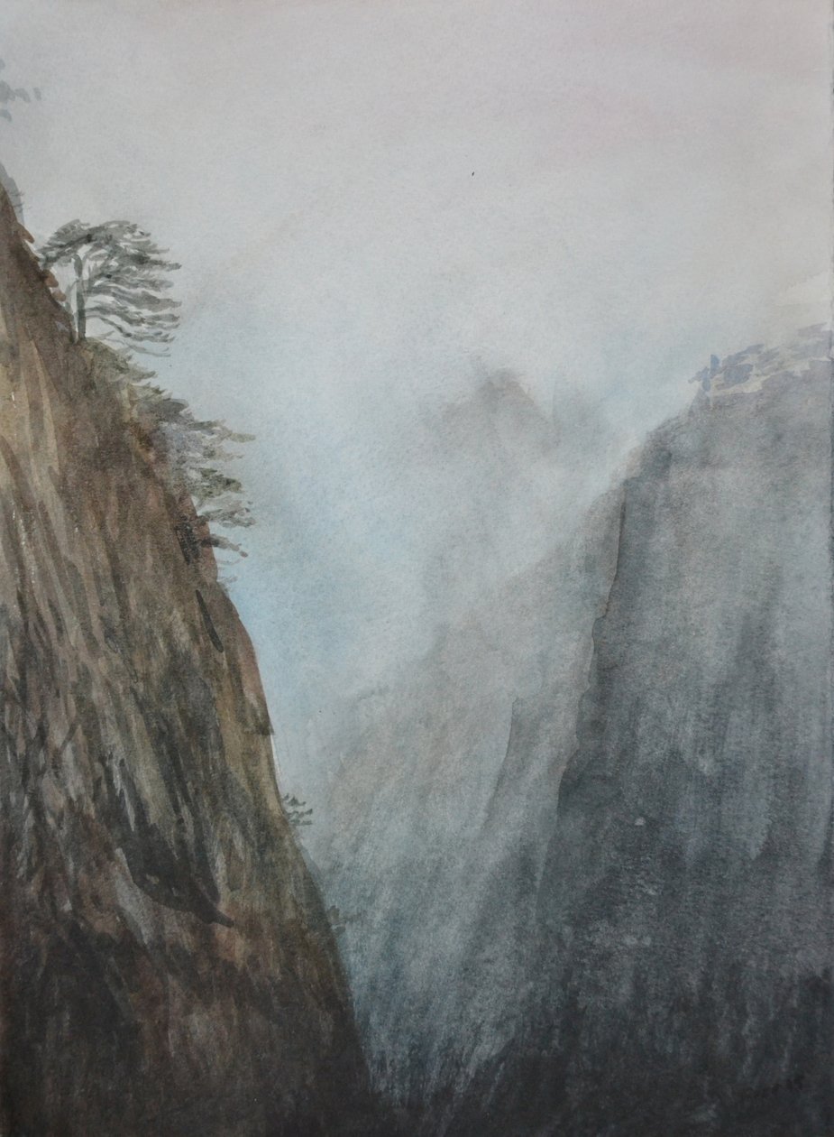 Dolina Żółtego Cesarza, 2015 (akwarela na papierze) autorstwa Christian Furr