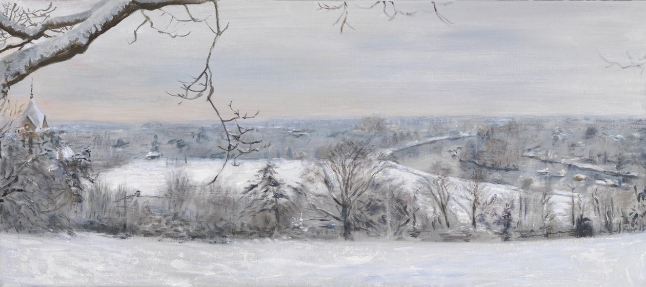 White Diamonds Richmond Hill Snow, 2015 (olej na płótnie) autorstwa Christian Furr
