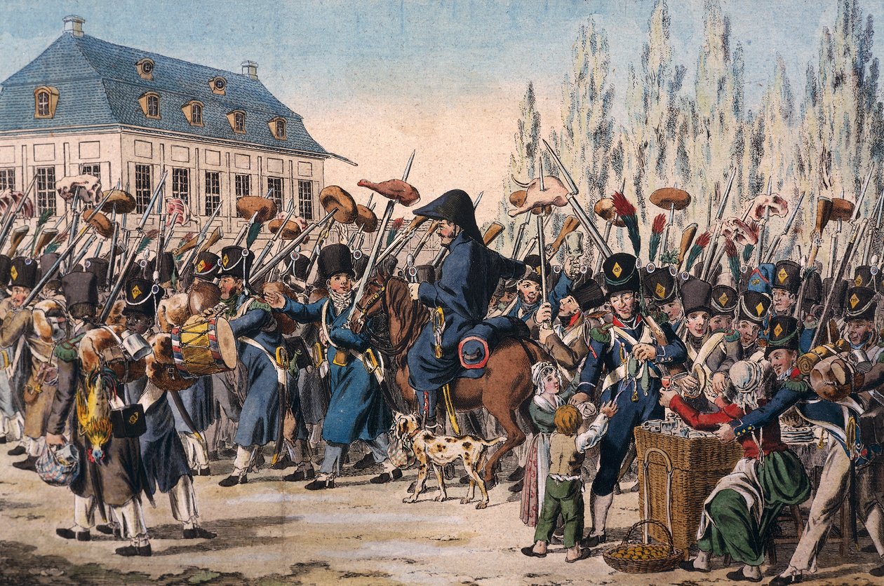 Francuzi wkraczający do Jeny, 14 października autorstwa Christian Gottfried Geissler