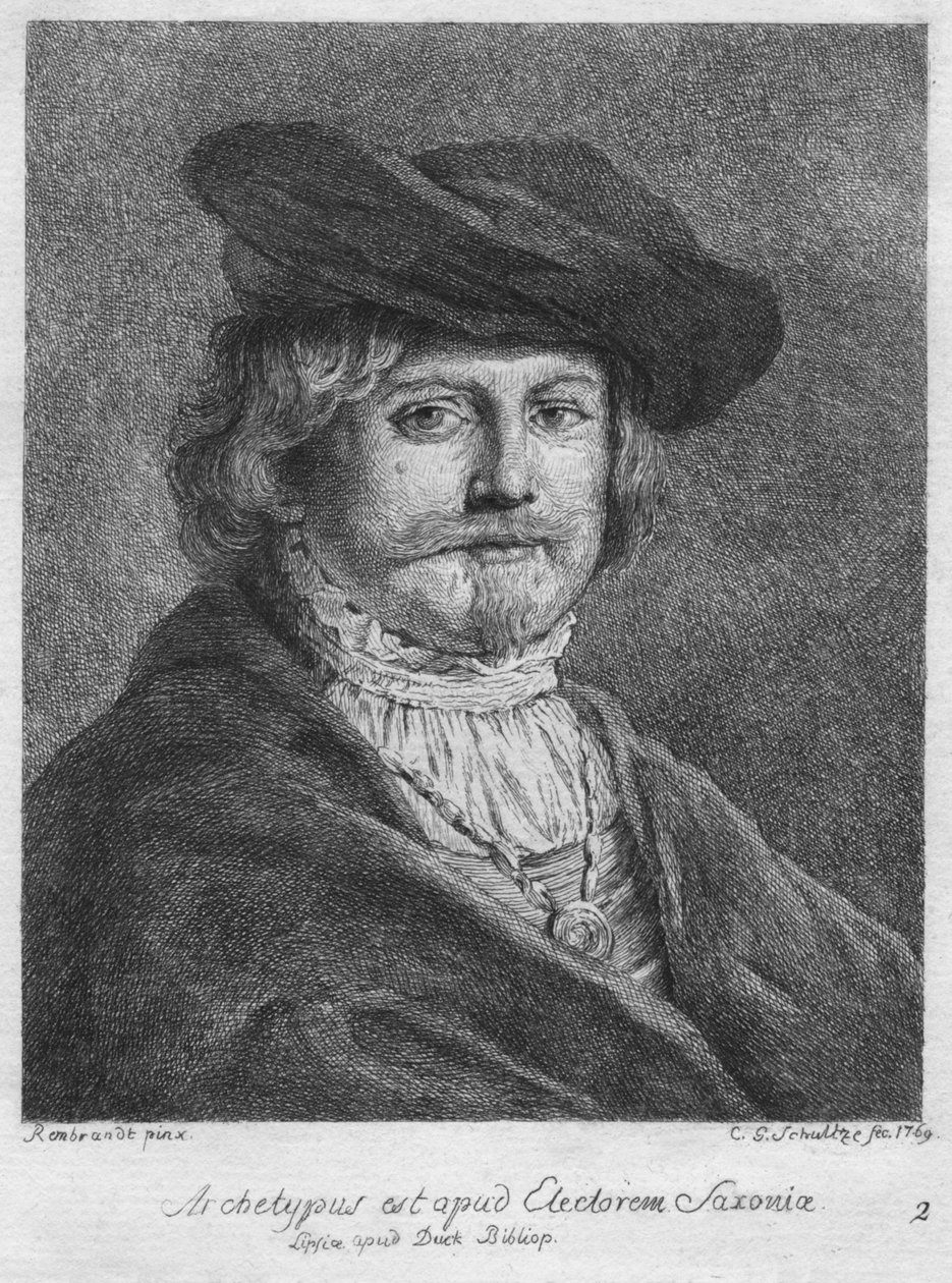 Jest archetypem elektora saskiego. Lipsice w Duck Bibliop, 1769 autorstwa Christian Gottfried Schultze