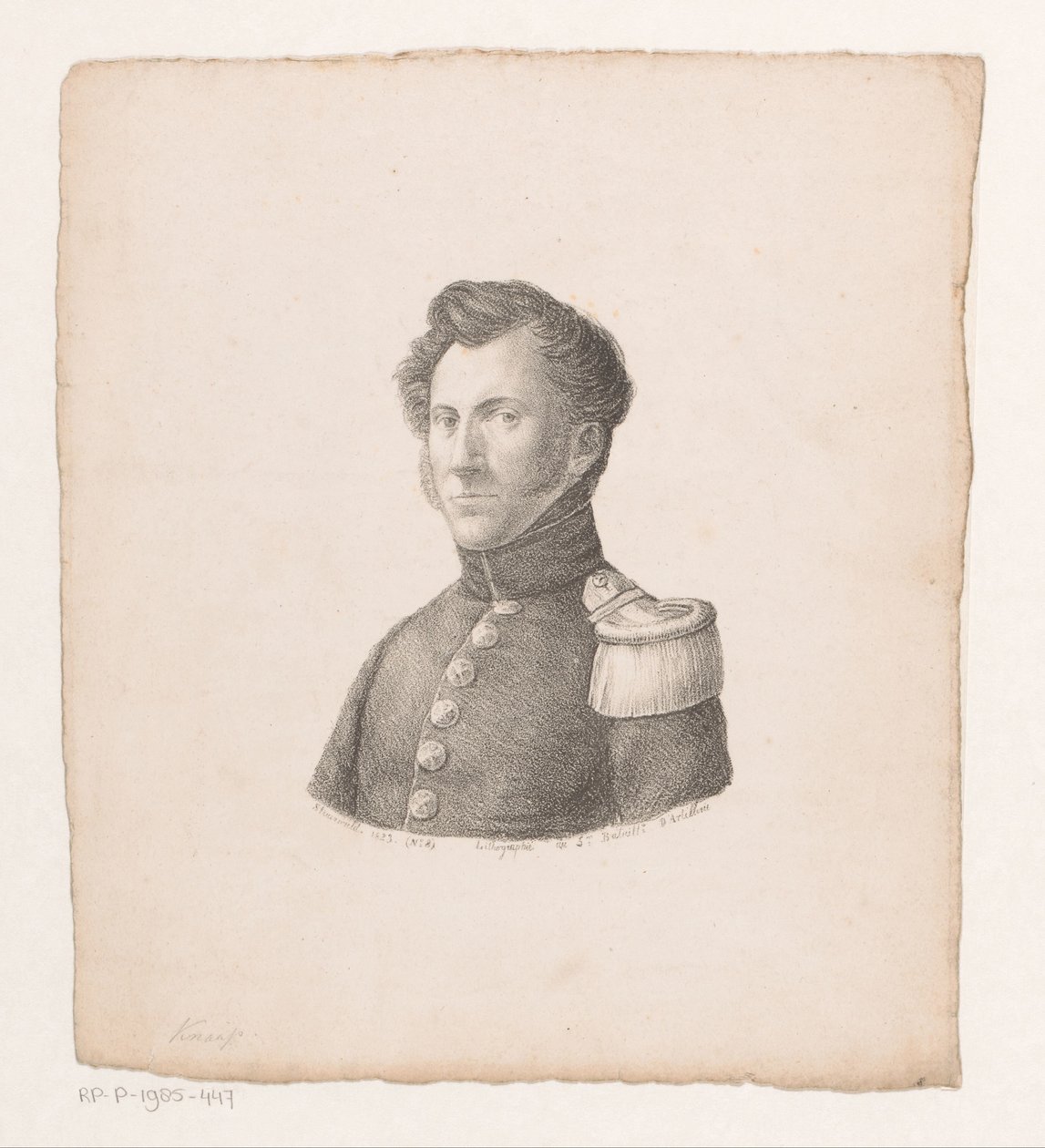 Portret Arnolda Willema de Bruin autorstwa Christian Heinrich Gottlieb Steuerwald
