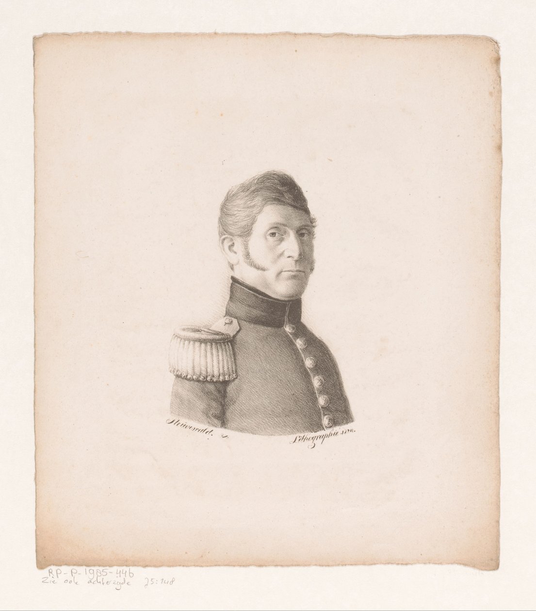 Portret nieznanego żołnierza autorstwa Christian Heinrich Gottlieb Steuerwald