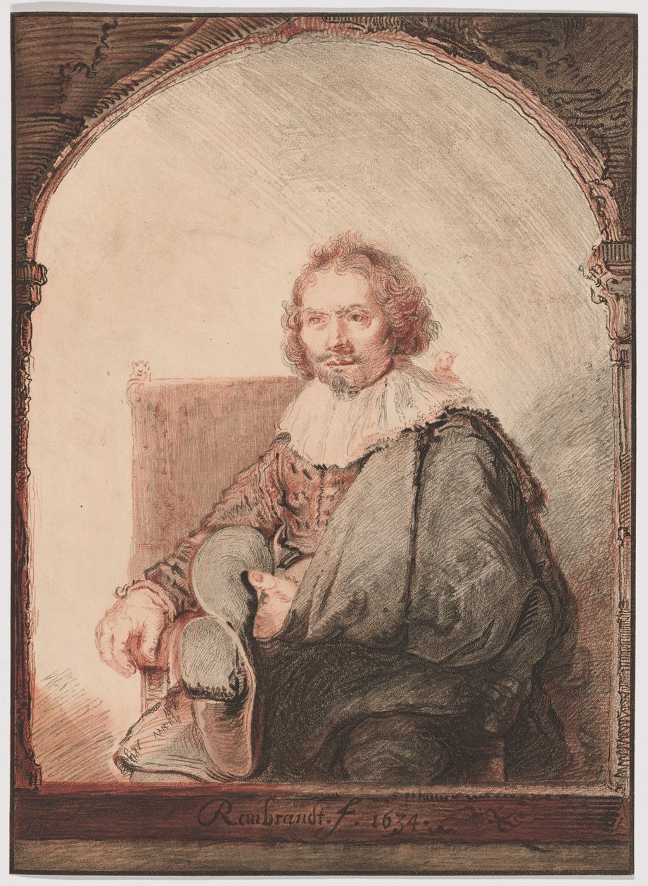 Portret mężczyzny w fotelu, z kolekcji d