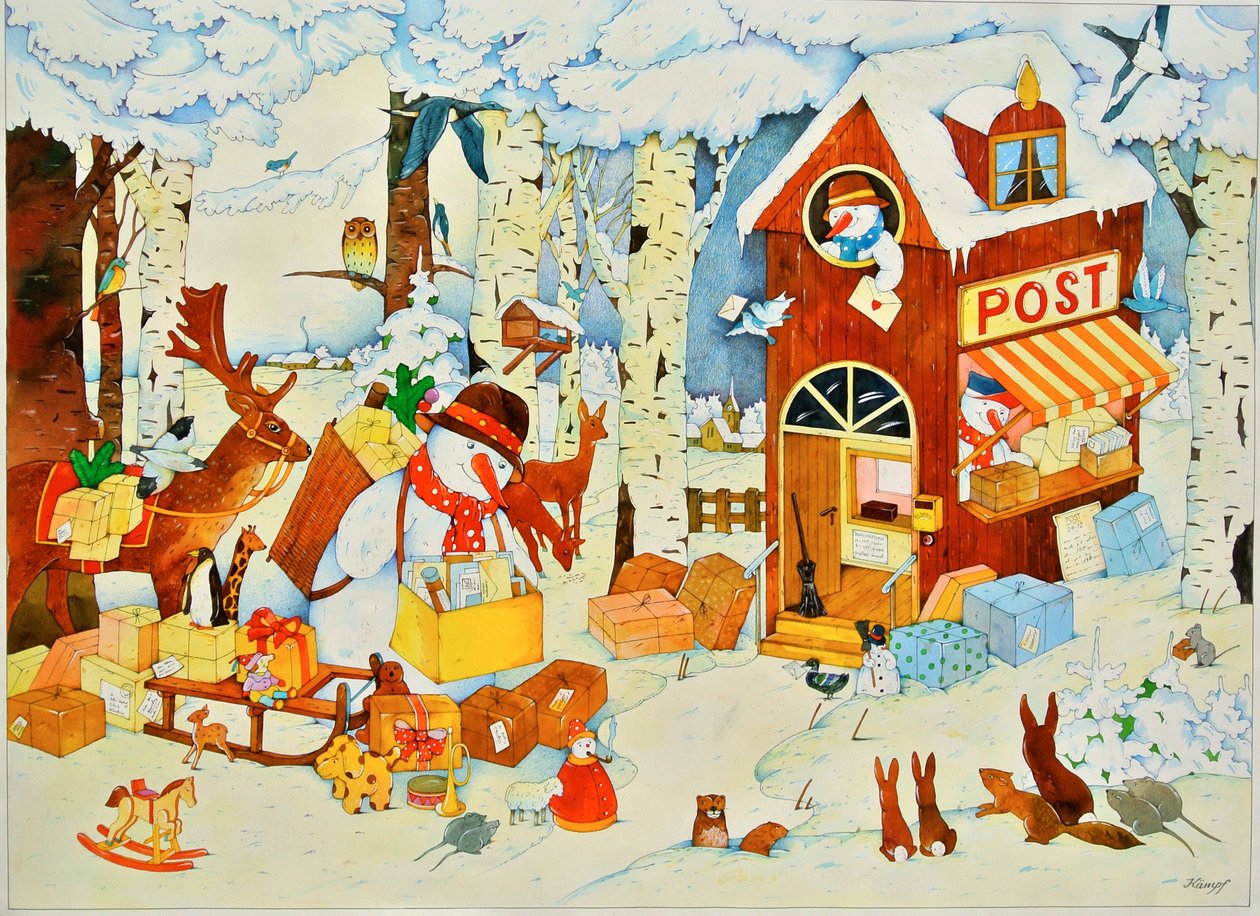 Poczta-Boże Narodzenie, 2001 autorstwa Christian Kaempf
