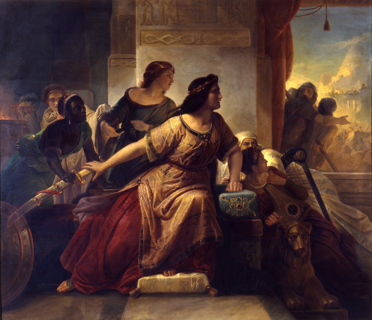 Semiramida, 1852 autorstwa Christian Koehler