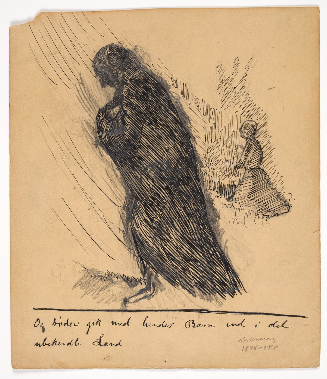 Ilustracja Szkic Historii Matki autorstwa Christian Kongstad Petersen