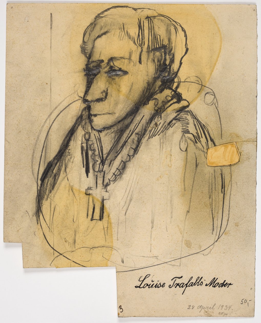 „Louise Trafalls Moder” autorstwa Christian Kongstad Petersen