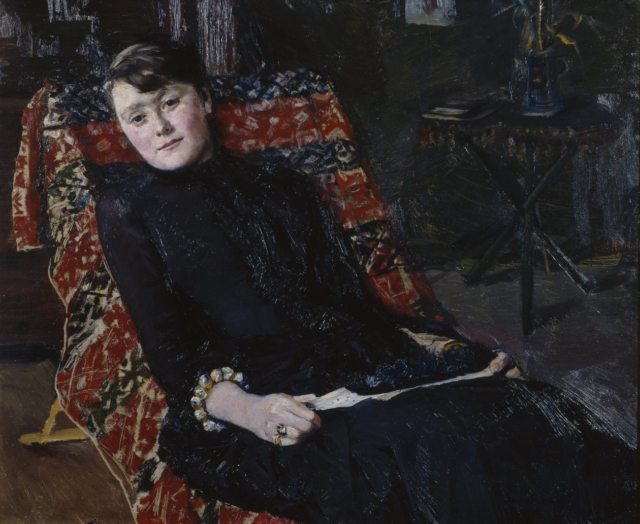 Aktorka Constance Brown autorstwa Christian Krohg